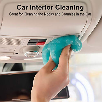 TICARVE Cleaning Gel for Car Detail Tools Car Cleaning Automotive Dust Air Vent Interior Detail Putty Universal Dust Cleaner for Auto Laptop Car Slime Cleaner - color: Blue