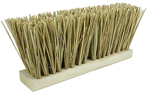 Weiler 70208 16" Block Size, Natural Palmyra Fill, Hardwood Block, Street Broom, Made in the USA - size: 16", style: Natural Palmyra