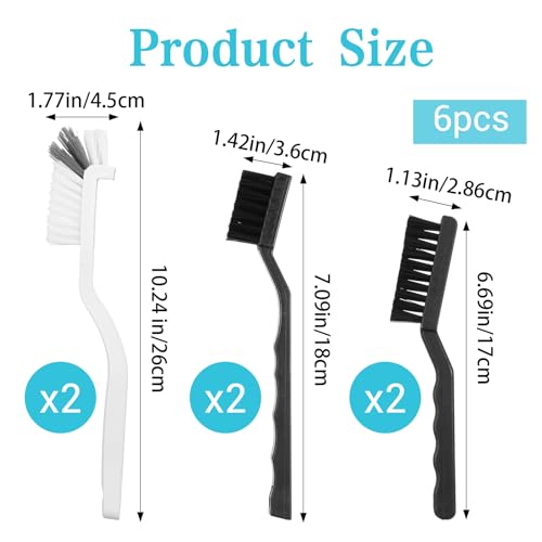 Washing Machine Cleaning Brush Kits Front Load Washer Scrub Cleaner Tools Accessories for Tight Spaces and Washing Machine Rubber Seals Tight Spaces and Washer Rubber Seal 6pcs