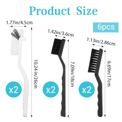 Washing Machine Cleaning Brush Kits Front Load Washer Scrub Cleaner Tools Accessories for Tight Spaces and Washing Machine Rubber Seals Tight Spaces and Washer Rubber Seal 6pcs