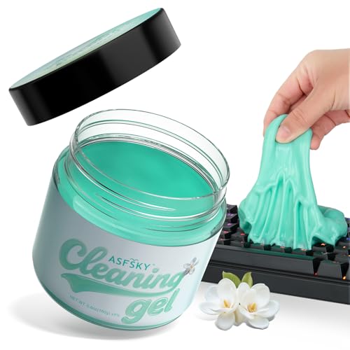 ASFSKY Car Cleaning Gel (Magnolia,Lavender,Mint,Hami Melon) Cleaning Putty Universal Dust Cleaning Car Interior Cleaner Keyboard Dust Remover Car Slime Gifts for Men Women Girl