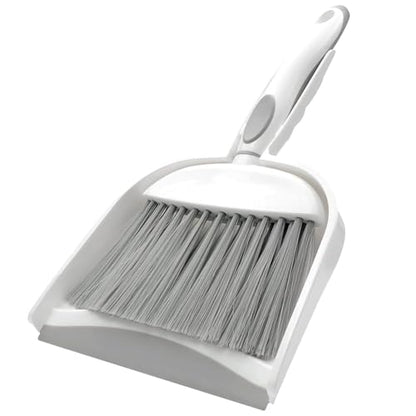 Dust pan, Mini Dustpan and Brush Set, Small Broom and Dustpan Set, Small Hand Broom and dust pan Set, Whisk Broom, Dust pan and Brush for Desk, Table, Home, Kitchen Necessities (Gray 2pcs) - size: 2pcs