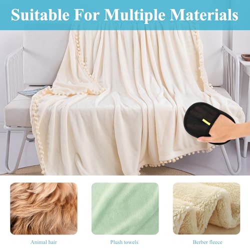 Pet Hair Removal Glove, Easy to Use， Electrostatic Pet Hair Remover, Reusable