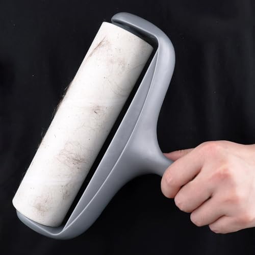 8 inch Large Surface Roller Refills for Scotch-Brite Pet Hair Pickup Extra Sticky Large Lint Roller 60 Sheets per Refill Pack of 5 Total 300 Easy-Tear Adhesive Sheets - size: 8 inch
