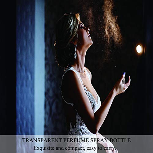 Mini Spray Bottle, Clear Plastic Empty Sample Containers, Fine Mist Perfume Travel Refillable Spray Bottle Perfume Atomizer Small Portable Bottle for Cleaning, Essential Oils 120Pcs 3ml - style: 120PCS,3ML