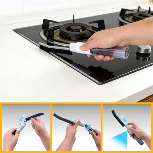 12Pcs Home Crevice Cleaning Brush Set for Kitchen Bathroom - Cup Lid Straw Dryer Vent Gap Cleaning Tools Household Cleaning Supplies - color: 12-pack