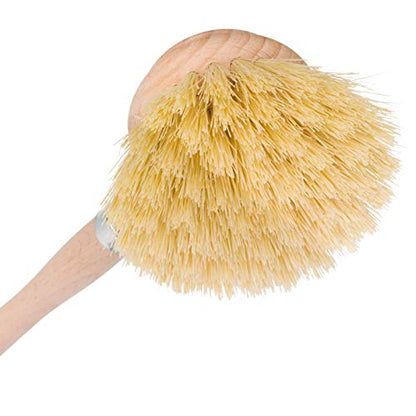 Redecker Dish Brush, Tampico Fiber, 2 Inch Round, 2 Pack – Wooden Dish Scrub Brushes for Dishes & Cookware, Untreated Beechwood, Made in Germany - size: Set of 2, 2-Inches Diameter