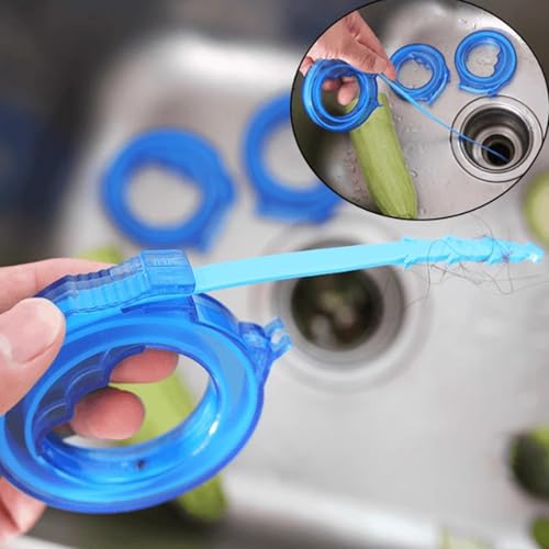 35" Flexible Drain Snake Grabber Tool, Upgraded Hair Clog Remover for Sink, Shower & Bathtub, Easy Reach Plumbing Weasel