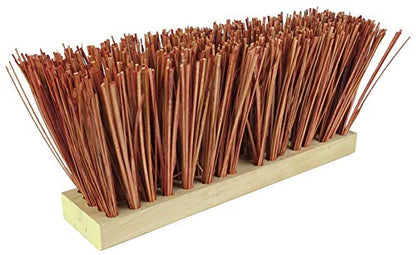Weiler 70209 16" Block Size, Dyed Palmyra Fill, Hardwood Block, Street Broom, Made in the USA - size: 16", style: Dyed Palmyra