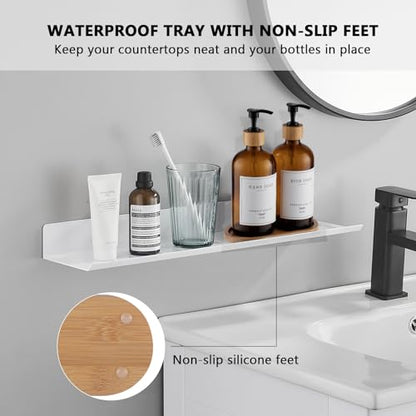 Amber Glass Soap Dispenser - Dish Hand Soap Dispenser for Kitchen Set, Soap Lotion Dispenser Bathroom with Sturdy Pump and Tray, 14 Waterproof Labels,Refillable Dispenser-Amber - color: Amber Bottle + 14 Labels + Funnel + Tray