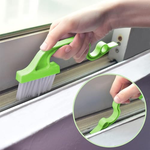12Pcs Cleaning Kit: 10 Double-Layer Steel Wire Scrub Clothes + 1 Scrub Brush + 1 Crevice Brush for Kitchen, Vegetables, Home - color: 10 Pairs of Double-layer Cloths + 1 Thick Brush + 1 Gap Brush Green