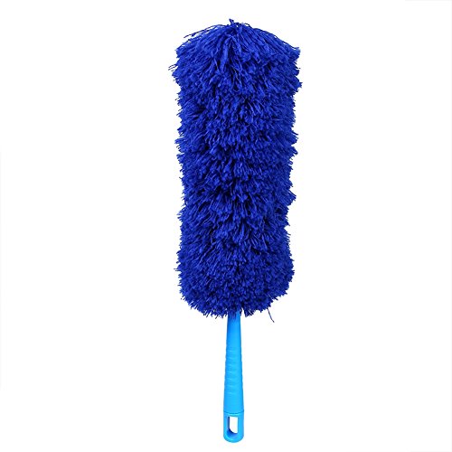 Duster, Washable Anti Static Duster with Soft Microfiber for Cleaning, Home Furniture, Car Cleaning Tool(Navy)