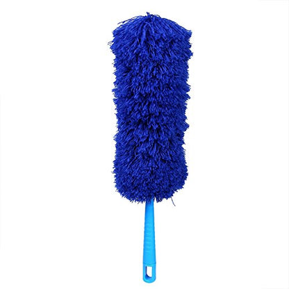 Duster, Washable Anti Static Duster with Soft Microfiber for Cleaning, Home Furniture, Car Cleaning Tool(Navy)