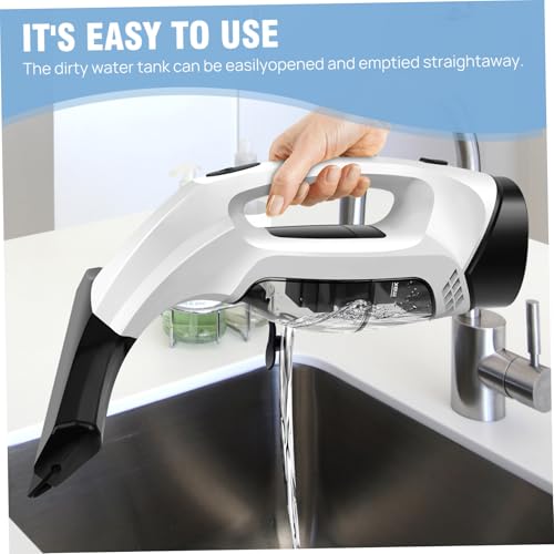 Window Vacuum Squeegee Cordless Electric Window Cleaner Squeegee Sparkling Finish Mirror Cleaner Tool for Showers Glass Countertops Tiles Vacuum, Electric, Vacuu