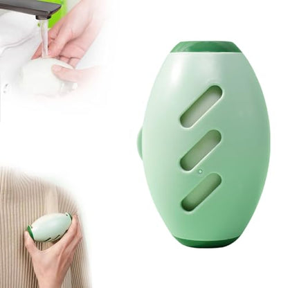 Reusable Silicone Lint Roller, 2026 Portable Lint Remover, Washable Sticky Roller Powerful Adhesion for Pet Hair and Dust Removal, Lint Roller for Home Travel Clothes Bed Sofa (Green，1pcs) - color: Green，1pcs