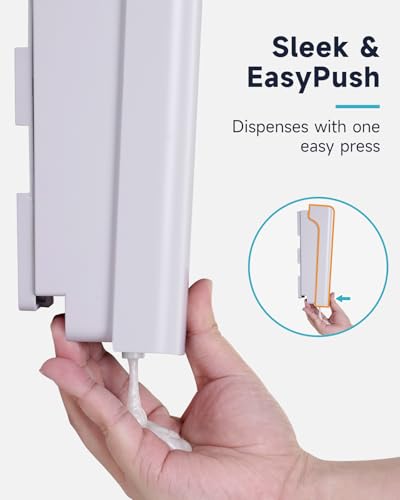 AIKE 3 Chambers Shower Shampoo and Conditioner Dispenser 3 x 11.8 fl.oz. for Bathroom(White) - color: White, size: Triple Chamber