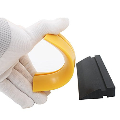 Gebildet Soft Rubber Squeegee blade for Car vinyl wrapping, window tint film installation, car decal tool. Home Glass/Mirror/Window Cleaning as Water blade.