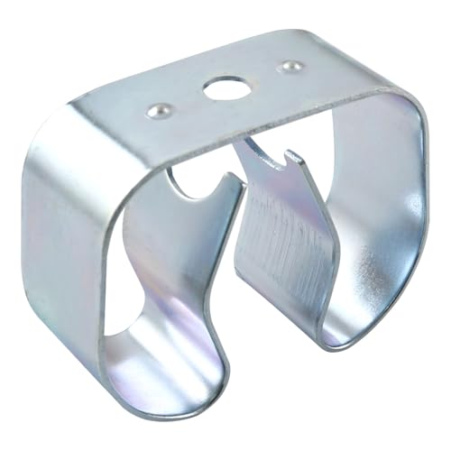 CHENJIN 6PCS Garden Tool Rack Metal Elastic Clip Holders 3/4-1-1/8-Inch Wall Mounted Tool Spring Grip Clips For Brooms Pipes Fixing Truck And Automobile Gauge Accessories