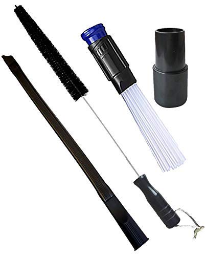Dryer Vent Cleaner Kit 4 Pack Dryer Lint Brush Vent Trap Cleaner Long Flexible Refrigerator Coil Vacuum Attachment