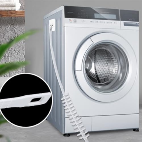 2pcs Washing Machine Cleaning Brushs, Flexible Bendable Slot Cleaning Brush 60cm(White)