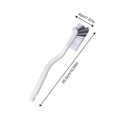 90 Degree Angle Scrub Brush for Cleaning Corner Grout Brush Kitchen Sink Bathroom Tile Lines Window Track Deep Cleaning Brush with Stiff Bristles