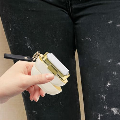 Toddmomy Portable Mini Lint Roller for PET Hair Removal Compact Travel Size Sticky Lint Remover for Clothing and Furniture Reusable Hair Trimmer Hand Strap