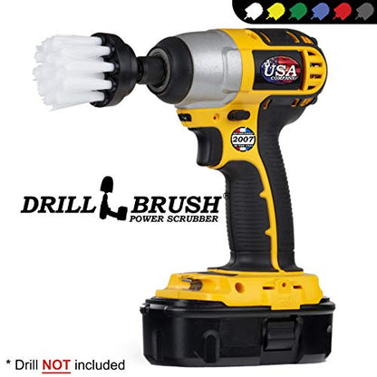 Cleaning Supplies - Truck Accessories - Detailing Brush - Carpet Cleaner Brush - Car Cleaning Brush - Professional Car Detailing Kit - Tire Cleaning Brush - Car Accessories for Men - Power Scrub Brush - color: White