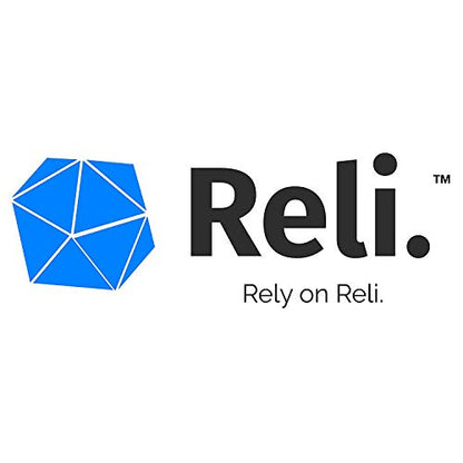 Reli. Contractor Garbage Bags 55 Gallon | 20 Trash Bags | Heavy Duty | Black Contractor