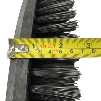 Unviersal Industries 1 Piece Commercial 19 Inch Diameter Heavy Duty Rotary Scrub Brush Fit for Scrubber Machine-Heavy Duty Brush 483mm (Black)