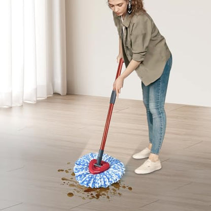 Mop Replace Head, 6 Pack Mop Heads Replacements for Oceda RinseClean 2-Tank System, Spin Mop Replacement Head, Microfiber Mop Refills, Machine Washable and Deep Cleaning (NOT for 1-Tank System)