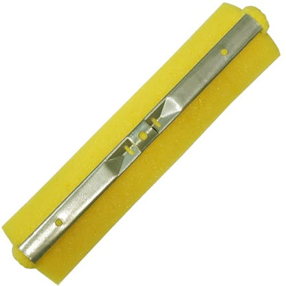 HOMEMAID® 12" Foam Roller Sponge Mop, Aluminum Handle - $20.99 Each / Made in USA - color: Roller Mop