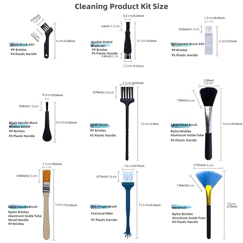 Professional Small Precision Screwdriver Set, 39 Pieces, with Anti-Static tweezers, keyboard brush cleaner kit, Magnetic Electronics Repair Kit for Phone, Computer, Watch, Glasses.