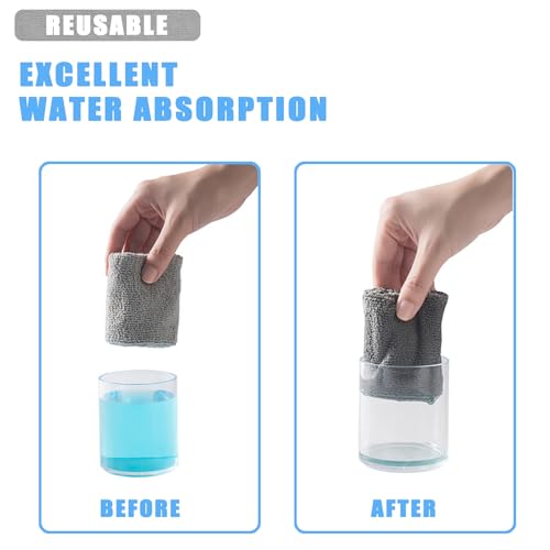 Retractable Gap Dust Cleaner, 40” Flat Cleaner with Hanging Hook, Bendable and Detachable Head Microfiber Duster, Washable Dust Brush for Home, AC, Car and Hard-to-Reach Corners, Containing 2 Clothes
