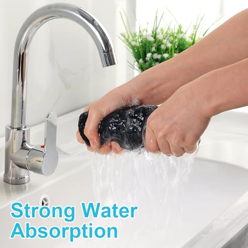 Thickened Magic Cleaning Cloth, 2026 New Streak-Free Reusable Glass Cleaning Cloth Rags, Lint-Free Absorbent Microfiber Towels for Cars, Kitchen, Window, Mirrors (5, 12x16 in) - size: 12x16 in