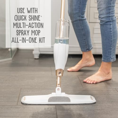 Quick Shine Hardwood Floor Cleaner 64oz | Use in Spray & Vac Mops | Removes Dirt & Scuff Marks | Ready-to-Use, Streak Free, No Rinse | Safer Choice Cleaner |Perfect for Gentle and Effective Cleaning - size: 64 Fl Oz (Pack of 1), style: 1 Bottle
