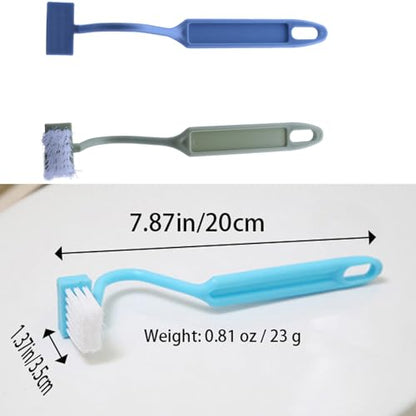 V-Shaped Toilet Brushes, Crevice Cleaning Brushes, Tile basins, Stainless Steel Sinks, Bathroom Kitchen Supplies. (2 pcs)