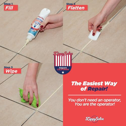 Tile Grout, Repair Kit, Restore & Renew Tile Joints Line, Fast Drying Tile Grout Paint Squeeze Tube for Bathroom Shower Kitchen Floor, Waterproof (8.8 oz, Ivory) - style: Ivory