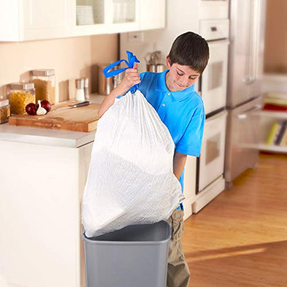 Hefty Renew Tall Kitchen Trash Bags, White, Unscented, 13 Gallon, 40 Count