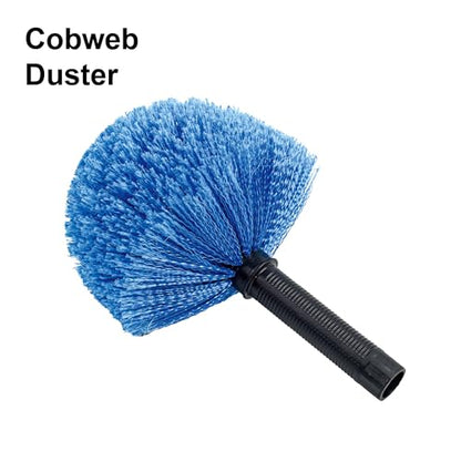 Vaughan 5 Piece Home Cleaning Kit with 24 Foot Telescoping Extension Pole, Window Squeegee and Washer, High Ceiling Fan Duster, Cobweb Duster 050231ECE