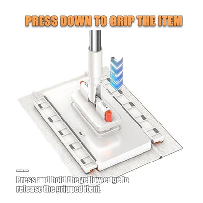 2026 Upgraded 39.4" Hands-Free Multi-Purpose Flat Mop, Multifunctional Lazy Mop with One-Click Cloth Attachment with 10 Reusable Cloths, Ideal for Washbasin and Kitchen - color: 3pcs