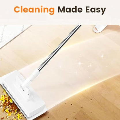 Expanlarge Mop, Clip to Grip Mop, Snap Grip Mini Mops, Cleaning Mopes, No-Touch Disposable Small Mopes,Retractable Gap Dust Cleaner Flat Mops with Locking Head & Sweeping Cloths,40inch Locking Handle - color: 1*mop+5*cloth