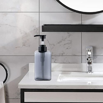 Laundry Dispenser Container Bottle Liquid Laundry Soap Bottle, 450ml Gray - color: 450ml Gray