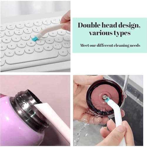 10PCS Small Cleaning Brushes for Household Cleaning,Crevice Cleaning Tool Set for Window Tracks Groove Humidifier Car Bottle Toilet Keyboard,Detail Tiny Scrub Cleaner Brush for Small Space Gaps Corner