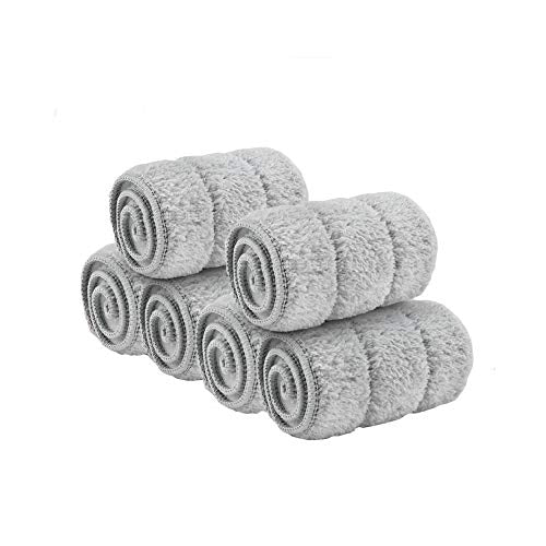 18 inch mop Pads Replacement 6 Pack mop Head Replacement Washable Microfiber Pads - size: 18 IN PADS