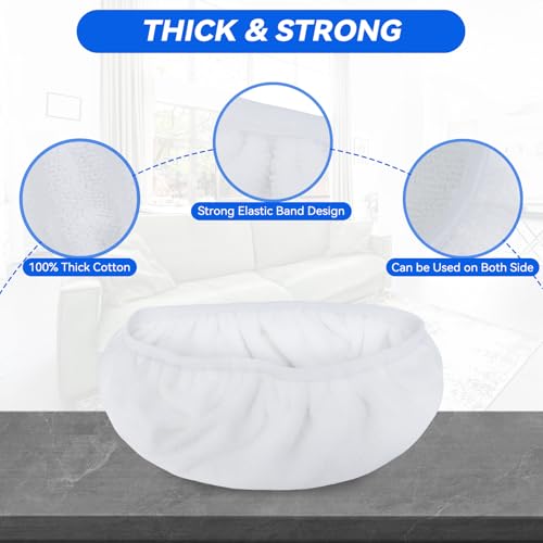 8"x15" Mop Replacement Head Compatible with Cedar Hardwood Floor'N More Microfiber Mop- Reusable Mop Pads Refill Cotton Cloth Mop Covers for Wet and Dry Use - 15x8 Inch - 8 Pack - color: White 8 Pack