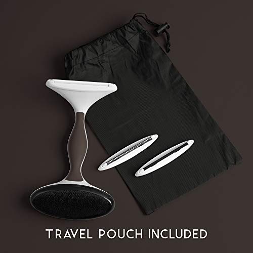 GLEENER Battery-Free Fabric Shaver & Lint Brush | Ultimate Fuzz Remover Sweater Comb | Lint Remover and Depiller for Clothing & Furniture (Taupe) - color: Taupe