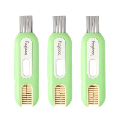 3 in 1 Cup Lid Cleaning Brush,Multifunctional Bottle Cleaner Brush with Hook Remover, Silicone Cup Holder Cleaner, Water Bottle Cleaner Brush for Cups, Lids, Tumblers and Kitchen Gaps(Green) - color: Green
