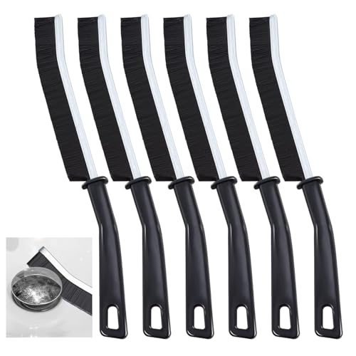 6PCS Hard Bristle Crevice Cleaning Brush, Hard-bristled Crevice Brush, Gap Cleaning Brush, Specially Used for Dead Corners in Bathrooms, Kitchens, Ceramic Tiles, and Window Grooves