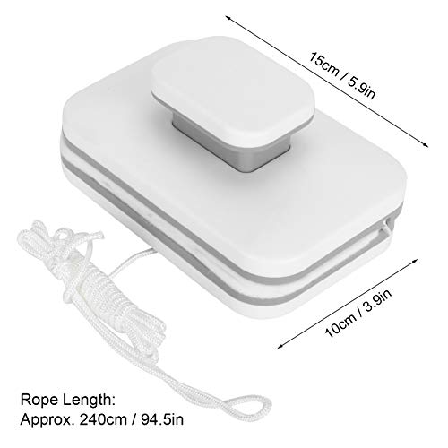 Cocoarm Magnetic Cleaner Tool, Adjustable Double Sided Window Cleaner Glass Wiper with Anti Falling Rope for Home Use, High Rise, Car Window (Glass Thickness 3-10mm)