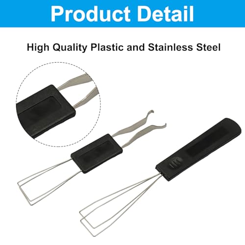 Keycap Remover Tool Set, Keycap Pullers (2 Pcs) & Keyboard Brushes (2 Pcs) for Keyboard